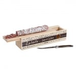 Boite kitchen artist pour saucissons avec couteau