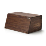 Bo�te � pain continenta en noyer couvercle abattant