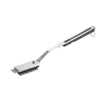 Brosse à barbecue de la marque gefu en acier inox avec tête interchangeable 46cm Brosse à barbecue de la marque gefu en acier inox avec tête interchangeable 46cm
