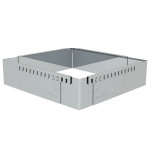 Cadre pour entremets de buyer extensible rectangulaire en inox