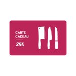 Carte cadeau 25? couteauxduchef. com