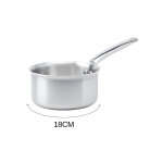 Casserole alchimy de buyer inox 18 / 10 3 plis