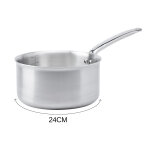 Casserole alchimy de buyer inox 18 / 10 3 plis