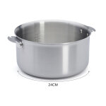 Casserole de buyer en inox