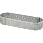 Cercle oblong pour tartelette individuelle en inox