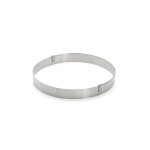 Cercle  ptisserie extensible en inox hauteur 3cm modle 3040. 03 de buyer
