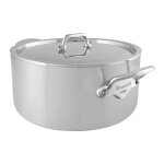 Cocotte tous feux avec couvercle en inox série m'urban4 mauviel Cocotte tous feux avec couvercle en inox série m'urban4 mauviel