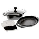 Cocotte en fonte d'aluminium 33, 5 x 25 cm faon pierre induction pradel excellence premium