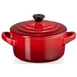 Cocotte individuelle 10cm en cramique ronde le creuset