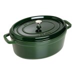 Cocotte ovale en fonte staub basilic