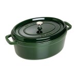 Cocotte ovale en fonte staub basilic