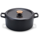 Cocotte ronde 30cm fonte maille nori beka