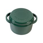 Cocotte ronde big green egg en fonte 4l 23cm Cocotte ronde big green egg en fonte 4l 23cm