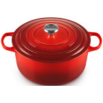 Cocotte ronde en fonte 28cm signature le creuset Cocotte ronde en fonte 28cm signature le creuset