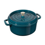 Cocotte ronde en fonte �maill�e staub la mer
