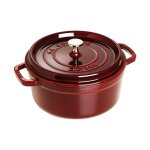 Cocotte ronde en fonte staub grenadine