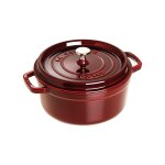 Cocotte ronde en fonte staub grenadine