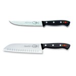 Coffret de 2 couteaux de cuisine pro dick superior santoku + cuisine