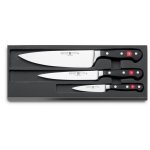 Coffret de 3 couteaux w�sthof classic - office 9 cm, tranchelard 16 cm et chef 20 cm