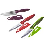 Coffret de 3 couteaux zyliss acier inox haute qualit