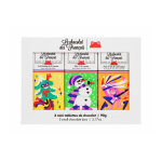 Coffret de 3 tablettes le chocolat des franais