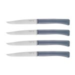 Coffret de 4 couteaux opinel gamme bon app�tit + anthracite avec lame de 11 cm en inox