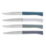 Coffret de 4 couteaux opinel gamme bon apptit + tempte avec lame de 11 cm en inox