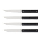Coffret 4 couteaux � steak artisanaux mod�le 888 synth�se noir atelier perceval