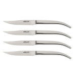 Coffret de 4 couteaux  steak dentels monobloc srie steel - force arcos