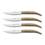 Coffret de 4 couteaux  steak gamme the origin arcos manche micarta beige