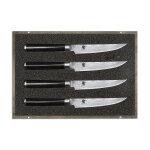 Coffret 4 couteaux  steak japonais shun classic lames 12, 5cm