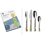 Coffret de 4 couverts pour enfants wmf le petit prince en acier inox 18 / 10 cromargan