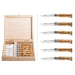 Coffret 6 couteaux opinel gravures animalia n°08 Coffret 6 couteaux opinel gravures animalia n°08
