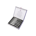 Coffret 6 couteaux de table le coq franais fort