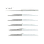 Coffret 6 couteaux de table jean - michel wilmotte x cyril lignac forge de laguiole