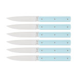 Coffret de 6 couteaux de table perceval 9. 47 bleu ciel