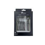 Coffret 6 cuillres  caf laguiole tribloc