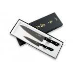Coffret couteaux mac black avec revtement noir - 2 pices (universel et chef 21. 5cm)