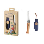 Coffret couteau pliant mon premier opinel n°7 bout arrondi avec étui Coffret couteau pliant mon premier opinel n°7 bout arrondi avec étui