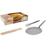 Coffret crêpes maison de buyer crêpesparty 1 poêle + 2 accessoires Coffret crêpes maison de buyer crêpesparty 1 poêle + 2 accessoires