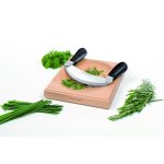 Coffret d�coupe des herbes 1 hachoir + 1 planche en h�tre cole & mason