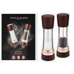 Coffret derwent moulins sel et poivre 19cm châtaignier gold rose cole & mason Coffret derwent moulins sel et poivre 19cm châtaignier gold rose cole & mason