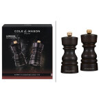 Coffret duo de moulins cole & mason london chocolat 13cm