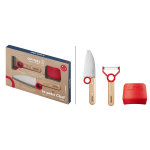 Coffret pour enfants opinel le petit chef couteau + �plucheur + prot�ge - doigts