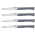 Coffret facette 4 couteaux de table dents 11cm en vitter opinel