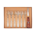 Coffret hutres au nain 7 pices : fourchettes + lancette