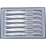 Coffret 6 couteaux tables monobloc laguiole arbalte g. david