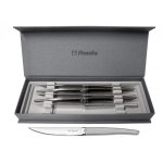 Coffret lou laguiole 6 couteaux à steak inox manches finitions sablées Coffret lou laguiole 6 couteaux à steak inox manches finitions sablées
