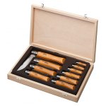 Coffret opinel 10 couteaux tradition carbone