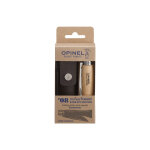 Coffret opinel couteau traditionnel lame 8. 5cm manche h�tre + �tui